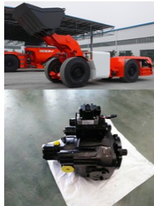 Scraper hydraulic pump 