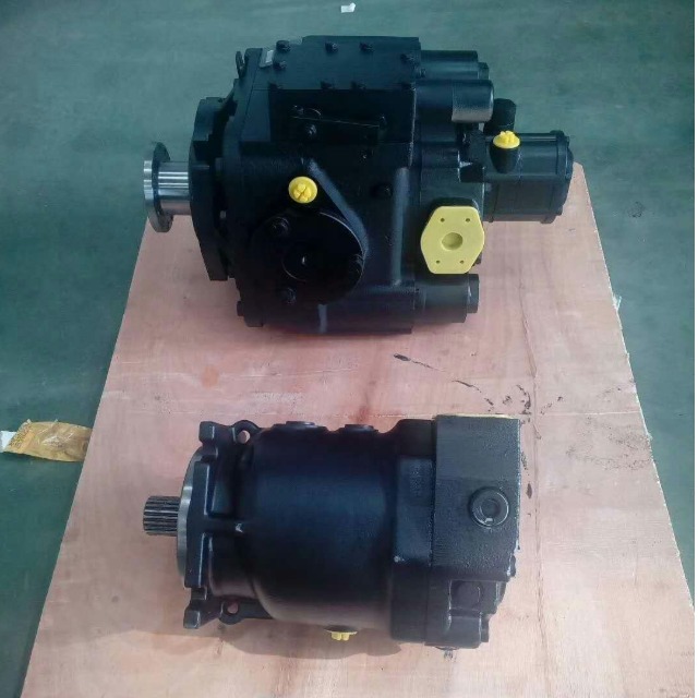 Truck mixer hydraulic pump motor